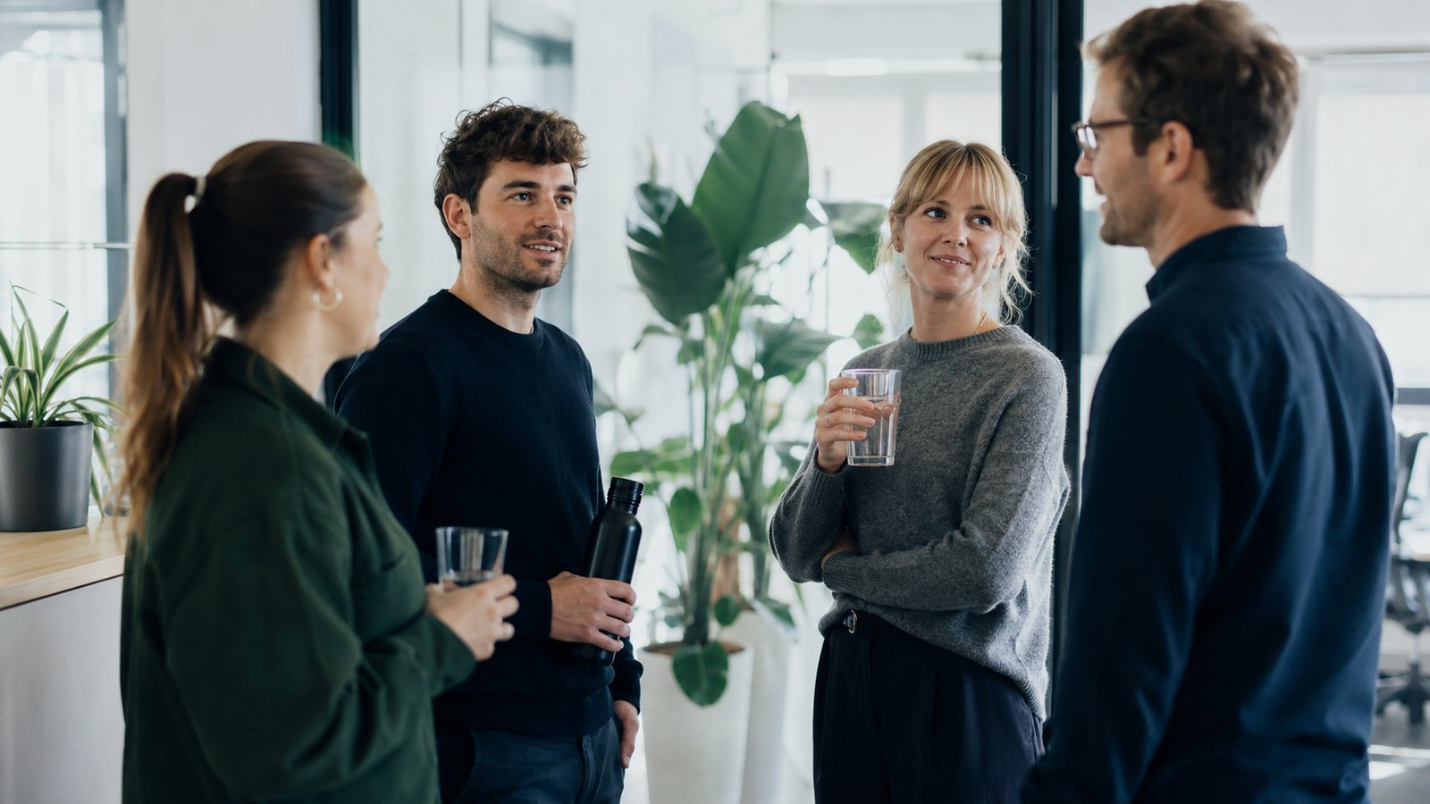 Gesundheitspilot: entspannter, gesunder Arbeitsmoment im Team